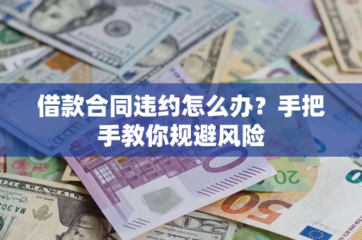 武汉借款合同违约怎么办？手把手教你规避风险