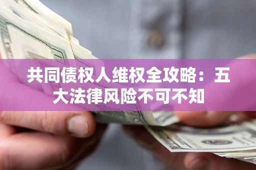 武汉共同债权人维权全攻略：五大法律风险不可不知