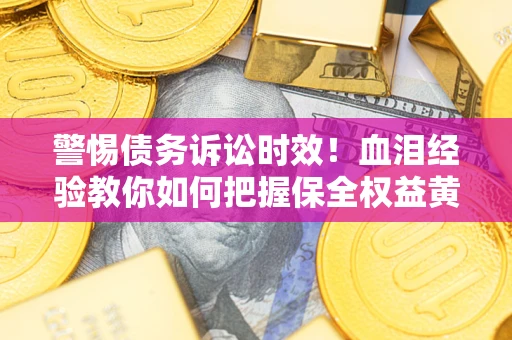 武汉警惕债务诉讼时效！血泪经验教你如何把握保全权益黄金期