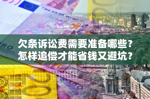 武汉欠条诉讼费需要准备哪些？怎样追偿才能省钱又避坑？