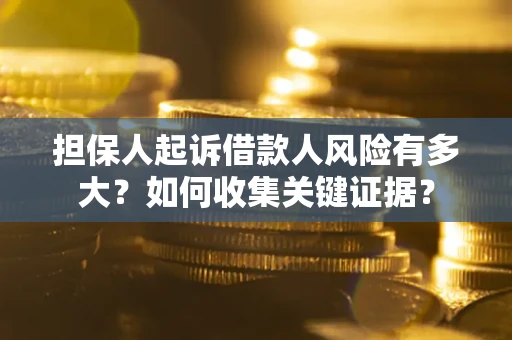 武汉担保人起诉借款人风险有多大？如何收集关键证据？