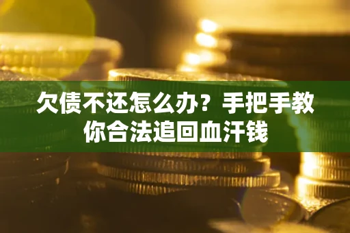 武汉欠债不还怎么办？手把手教你合法追回血汗钱